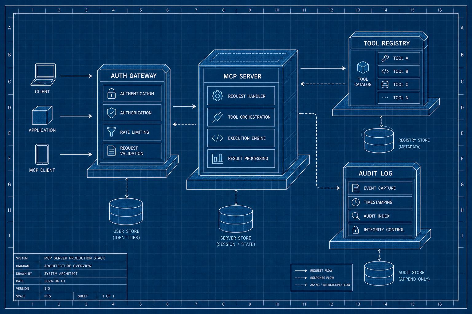 Cover image for "MCP breaks when auth and schema versioning are afterthoughts."